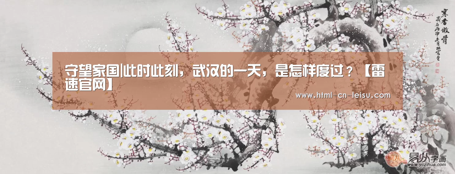 守望家国|此时此刻,武汉的一天,是怎样度过?【雷速官网】(图4) 雷速官网